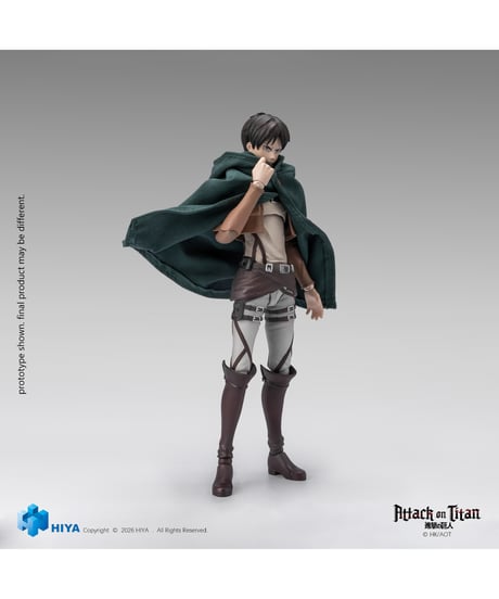 【予約】 進撃の巨人 1/12 アクションフィギュア エレン・イェーガー　［ハイヤトイズ］