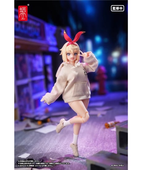 【予約】【送料無料】『悪魔の囁き』シリーズ プリントパーカーセット(ベージュ)(ドール用) (塗装済み完成品アクションフィギュア)　［蝸之殼Snail Shell］