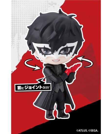 【予約】OSHI WORKS Mini ペルソナ5 ザ・ロイヤル ジョーカー　PVC塗装済み完成品　［コトブキヤ］