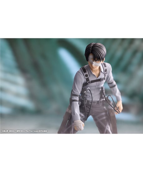 【予約】OSHI WORKS リヴァイ・アッカーマン The Final Season ver.　進撃の巨人 The Final Season.　PVC塗装済み完成品　［コトブキヤ］