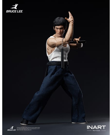 【予約】INART Action（インアート・アクション）― ブルース・リー（カンフー衣装）1/12スケール アクションフィギュア　［INART］