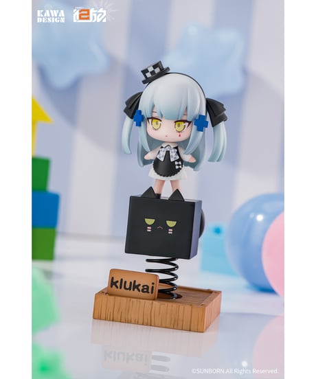 【予約】ドールズフロントライン2：エクシリウム くろねこクルカイ バネフィギュア　［KAWA DESIGN］