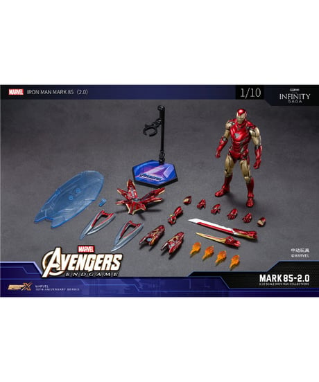 【予約】Infinity Action Xシリーズ アイアンマンMk85(2.0)　［ZD TOYS］
