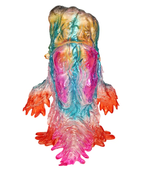 【予約】BIGレトロソフビシリーズ ヘドラ サイケデリッククリア Ver.　彩色済み完成品　[CCP JAPAN]