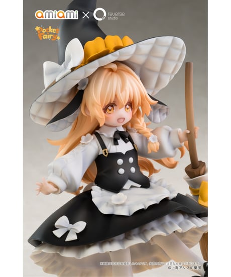 【予約】Reverse 手のひら精霊 東方Project 博麗霊夢＆霧雨魔理沙 完成品フィギュア　［あみあみ×Reverse Studio］