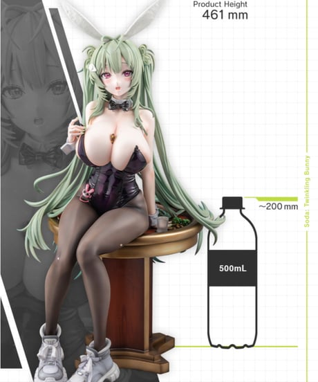 【予約】ソーダ：トゥインクルバニー　勝利の女神：NIKKE　1/4　PVC塗装済み完成品　［コトブキヤ］