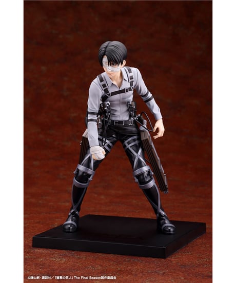 【予約】OSHI WORKS リヴァイ・アッカーマン The Final Season ver.　進撃の巨人 The Final Season.　PVC塗装済み完成品　［コトブキヤ］