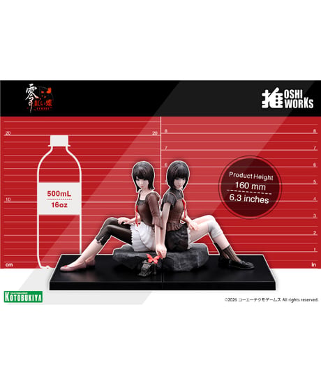 【予約】OSHI WORKS　天倉 澪・天倉 繭　 「零 ～紅い蝶～ REMAKE」　PVC塗装済み完成品　［コトブキヤ］