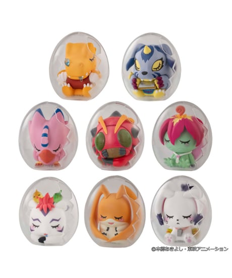 【予約】MEGA EGG FIGURE デジモンアドベンチャー おやすみデジコレ！　8個入り1BOX　［メガハウス］