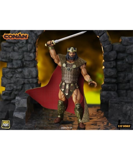【予約】エピック H.A.C.K.S./ コナン・ザ・バーバリアン : ルーラー・オブ・アキロニア キング・コナン 1/12 アクションフィギュア(完成品)  [BOSS FIGHT STUDIO]