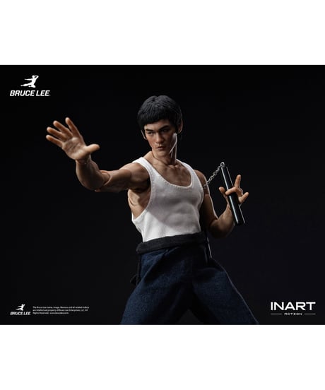 【予約】INART Action（インアート・アクション）― ブルース・リー（カンフー衣装）1/12スケール アクションフィギュア　［INART］