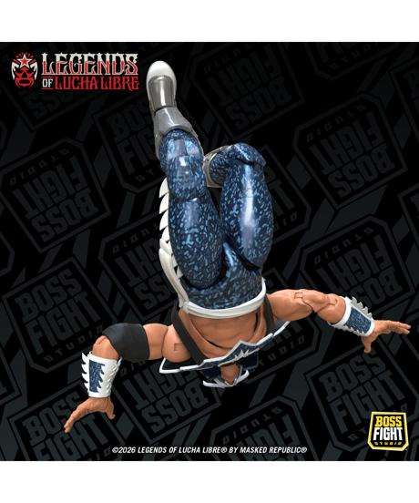 【予約】レジェンド・オブ・ルチャリブレ / ウルティモ・ドラゴン 1/12 アクションフィギュア ホログラフィック・デコ ver. (完成品)  [BOSS FIGHT STUDIO]