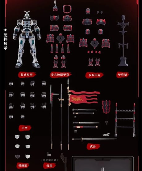 【予約】エリート級・大漢虎賁・奎宿装セット プラスチックキット (プラモデル)　［MOSHOWTOYS］