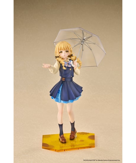 【予約】学園アイドルマスター 藤田ことね 雨上がりのアイリス 特訓前Ver. 1/7 完成品フィギュア　［MiraiMira］