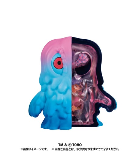 【予約】INSIDE FANTASY ヘドラ　4個入り1BOX　『ゴジラ』　彩色済みフィギュア　［メガハウス］