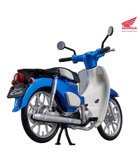 【予約】KAITANICS Honda スーパーカブ110 グリントウェーブブルーメタリック　組立て式フィギュア［メガハウス］