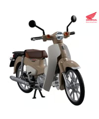 【予約】KAITANICS Hondaスーパーカブ110 バージンベージュ　組立て式フィギュア［メガハウス］