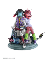 【予約】アニメ『銀河特急 ミルキー☆サブウェイ』チハル＆マキナ　彩色済完成品フィギュア　［メディコス・エンタテインメント］
