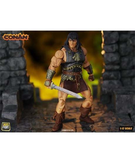 【予約】エピック H.A.C.K.S./ コナン・ザ・バーバリアン : ルーラー・オブ・アキロニア キング・コナン 1/12 アクションフィギュア(完成品)  [BOSS FIGHT STUDIO]