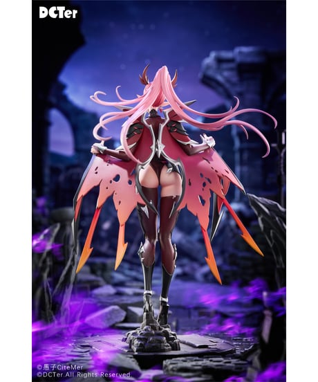 【予約】竜姫士 ヘスリオン　1/7スケール　塗装済み完成フィギュア　［PLUM］
