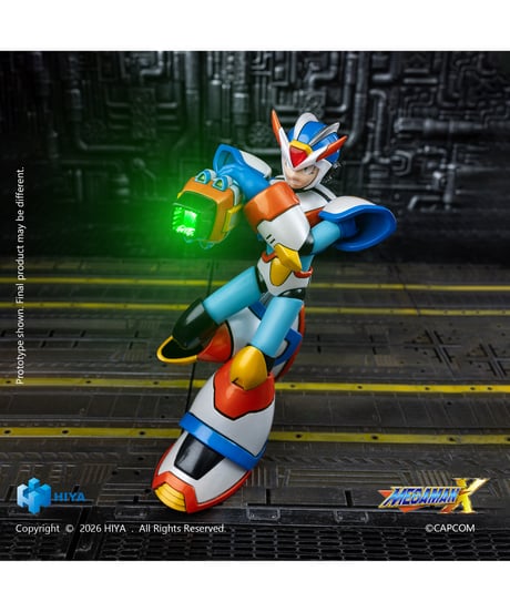 【予約】ロックマンX アクションフィギュア X マックスアーマー Ver.  (完成品)　［ハイヤトイズ］