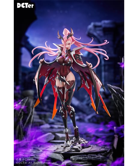 【予約】竜姫士 ヘスリオン　1/7スケール　塗装済み完成フィギュア　［PLUM］