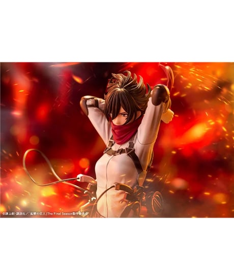 【予約】OSHI WORKS ミカサ・アッカーマン The Final Season ver.　PVC塗装済み完成品　TVアニメ『進撃の巨人』The Final Season　［コトブキヤ］