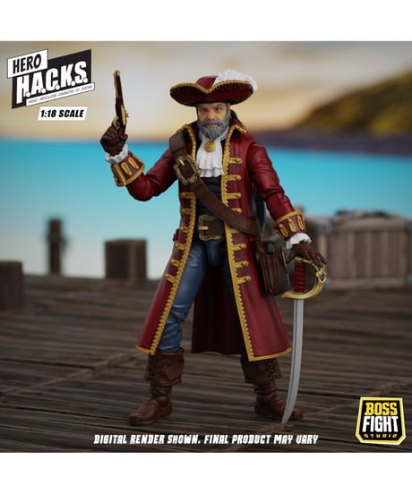 【予約】【送料無料】"ヒーロー H.A.C.K.S./ ジョン・ブラッドフォード: キャプテン・オブ・ザ・テンポラル・ボイジャー 1/18 アクションフィ ギュア"　［ボスファイトスタジオ］