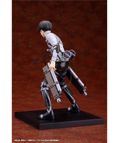 【予約】OSHI WORKS リヴァイ・アッカーマン The Final Season ver.　進撃の巨人 The Final Season.　PVC塗装済み完成品　［コトブキヤ］