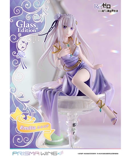 【予約】PRISMA WING Re:ゼロから始める異世界生活 エミリア グラスエディション  1/7 スケール 完成品フィギュア　［プライム１スタジオ］