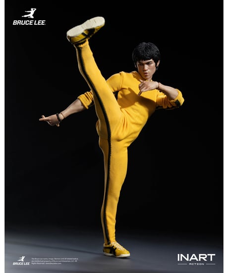 【予約】INART Action（インアート・アクション）― ブルース・リー（イエロー・ジャンプスーツ）1/12スケール アクションフィギュア　［INART］