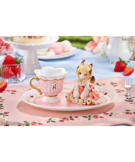 【予約】DLCシリーズ『ティータイム キャッツ』「オレンジ キャット」 完成品フィギュア　[RIBOSE]