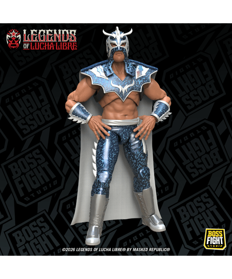 【予約】レジェンド・オブ・ルチャリブレ / ウルティモ・ドラゴン 1/12 アクションフィギュア ホログラフィック・デコ ver. (完成品)  [BOSS FIGHT STUDIO]