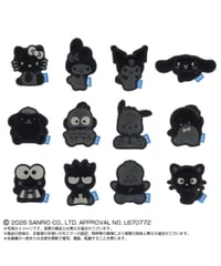 【予約】ぬいピン サンリオキャラクターズ black style（BOX)　12個入り1BOX　［バンダイナムコヌイ］