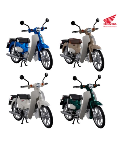 【予約】KAITANICS Hondaスーパーカブ110 タスマニアグリーンメタリック　組立て式フィギュア［メガハウス］