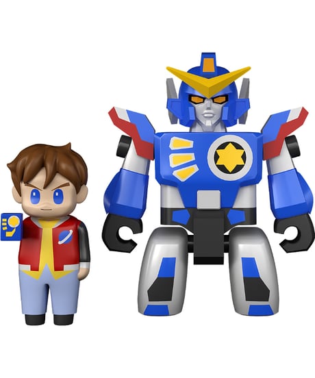 【予約】BRICKROID ダ・ガーン＆高杉星史セット　塗装済み可動フィギュア　伝説の勇者ダ・ガーン　［グッドスマイルカンパニー］