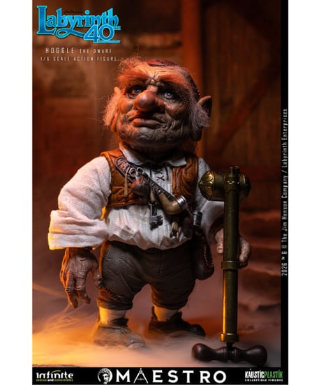 【予約】ラビリンス/ ホグル ザ・ドワーフ 1/6 アクションフィギュア　『ラビリンス/魔王の迷宮』　[インフィニティスタチュー]