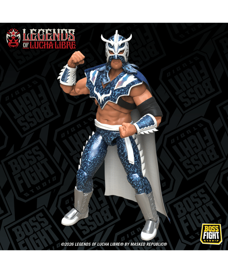 【予約】レジェンド・オブ・ルチャリブレ / ウルティモ・ドラゴン 1/12 アクションフィギュア ホログラフィック・デコ ver. (完成品)  [BOSS FIGHT STUDIO]