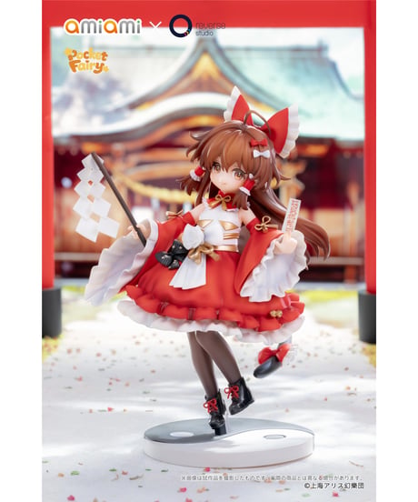 【予約】【特典付】Reverse 手のひら精霊 東方Project 博麗霊夢  塗装済み完成品フィギュア　［あみあみ×Reverse Studio］