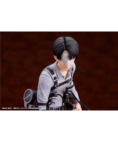 【予約】OSHI WORKS リヴァイ・アッカーマン The Final Season ver.　進撃の巨人 The Final Season.　PVC塗装済み完成品　［コトブキヤ］