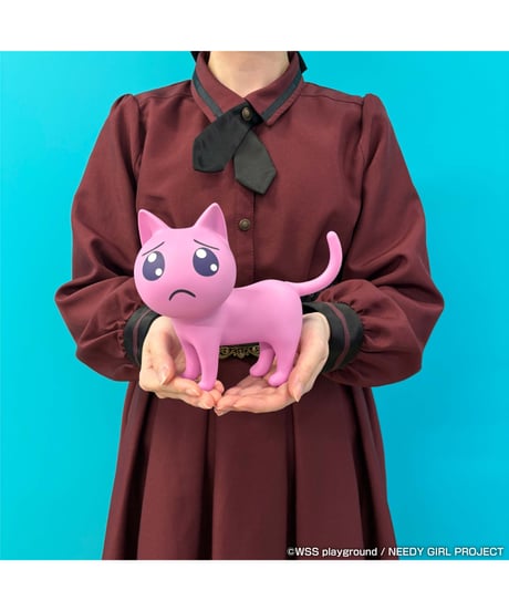【予約】アニメ「NEEDY GIRL OVERDOSE」 ぴえん猫ソフビ 彩色済み完成品フィギュア　[メディコス・エンタテインメント]