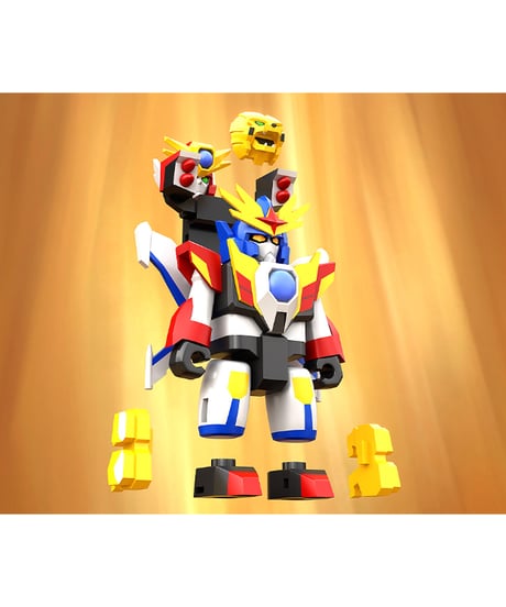 【予約】BRICKROID ダ・ガーンX 塗装済み可動フィギュア完成品　伝説の勇者ダ・ガーン　［グッドスマイルカンパニー］