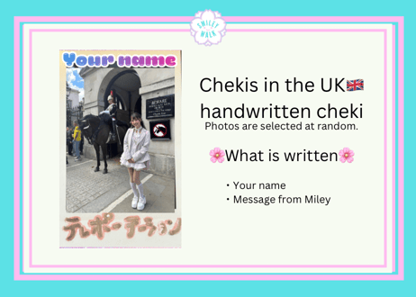 UK🇬🇧Miley Random Cheki