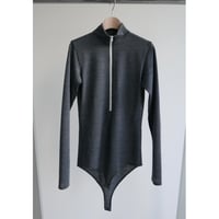 KAYLE“WOOL JERSEY ZIP BODYSUIT”