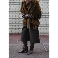 FUMIE＝TANAKA “fluffy 2way VEST”