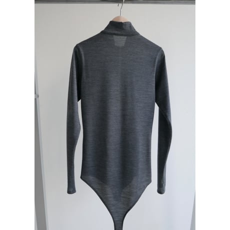 KAYLE“WOOL JERSEY ZIP BODYSUIT”