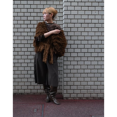 FUMIE＝TANAKA “fluffy 2way VEST”