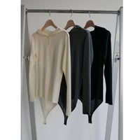 KAYLE “WOOL JERSEY HOODED BODYSUIT”