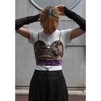 FUMIE＝TANAKA “velvet bustier”