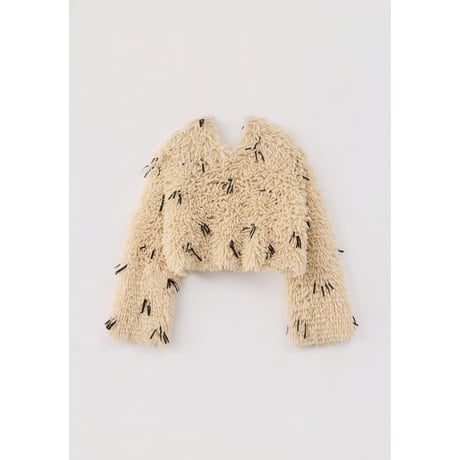 ACCORDION “ FRINGE KOMONDOR CARDIGAN”